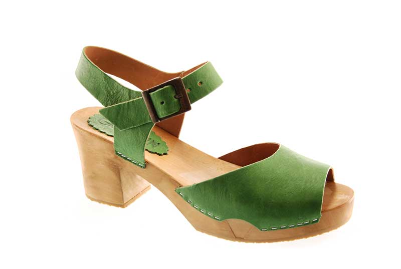 Grünbein BETTY - CLASSICALLY BEAUTIFUL SANDALS WITH WOODEN SOLES 